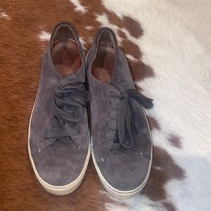 Frye brown suede sneakers. Size 8.